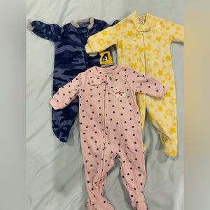 Fleece sleepers 0-3m
